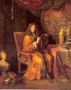 Pierre Mignard Self portrait oil